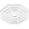 Ekena Millwork Westin Architectural Grade PVC Contemporary Ceiling Medallion, 20"OD x 3"ID x 8"C x 1"P CMP20WN-03000 - alternate 2
